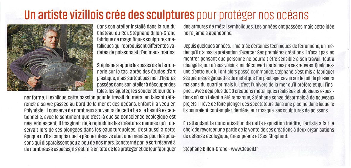 Portrait de l'artiste